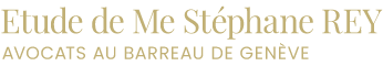 Logo Etude de Me Stéphane Rey, Avocats au Barreau de Genève